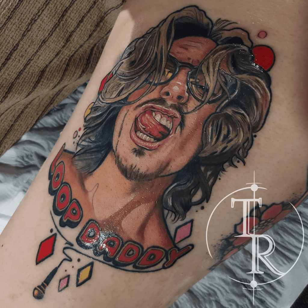 Illustrative tattoo portfolio Chesterfield example from Tabula Rasa Tattoo Studio