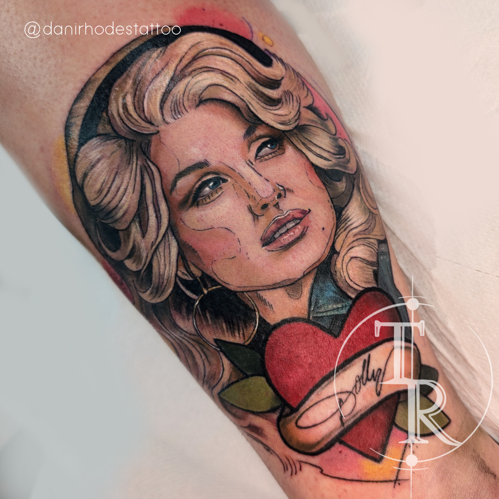 Illustrative tattoo portfolio Chesterfield example from Tabula Rasa Tattoo Studio