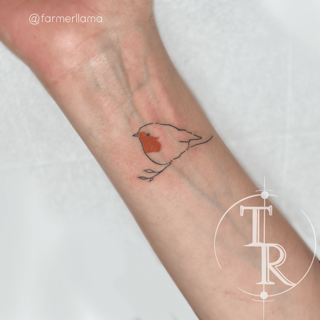 Fine line tattoo portfolio Chesterfield example from Tabula Rasa Tattoo Studio