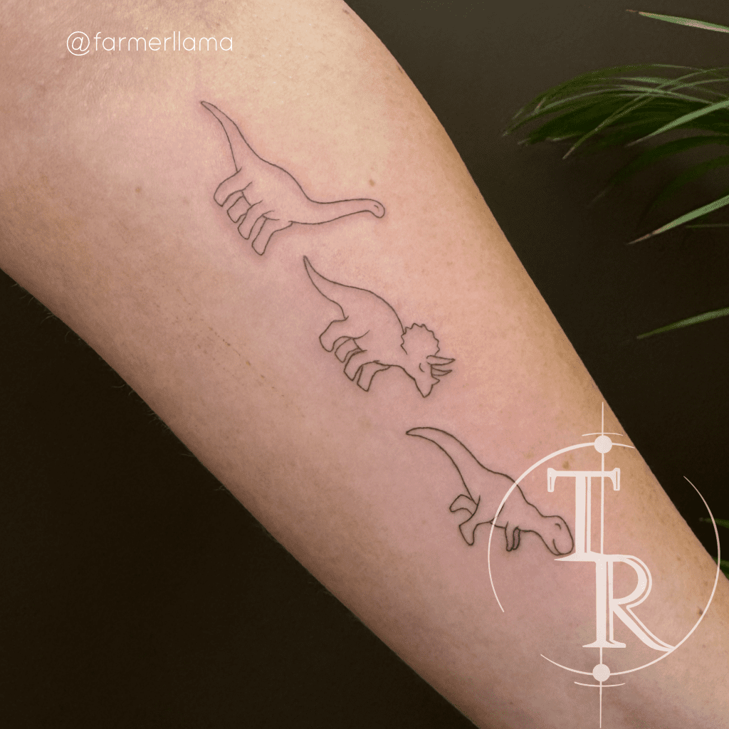 Fine line tattoo portfolio Chesterfield example from Tabula Rasa Tattoo Studio