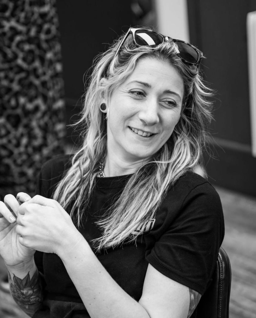 Laura - one of Tabula Rasa's tattoo artists in Chesterfield